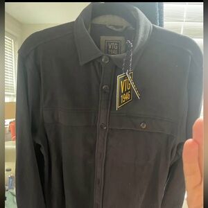 VTG Men's Black Wool Shirt